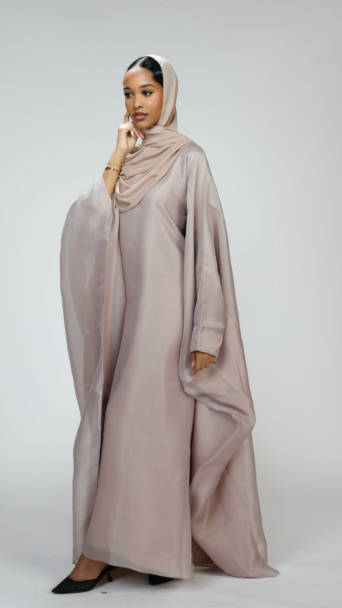 Mauve Kaftan dress