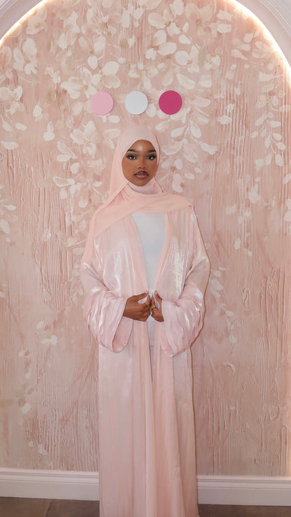 Blush pink - satin shimmer