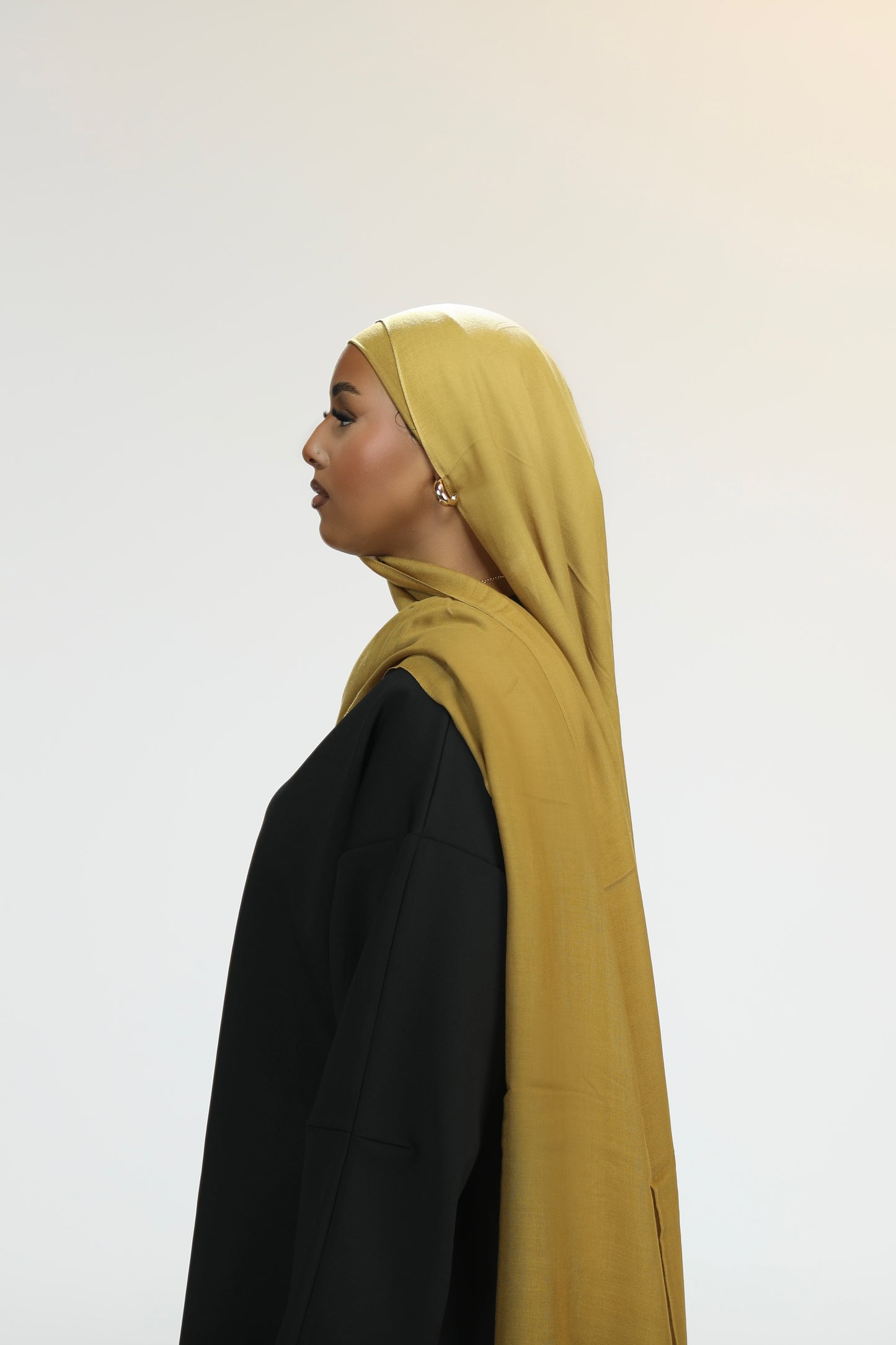Modal hijab set- mustard