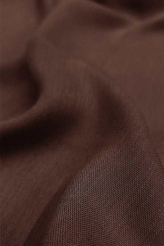 Modal hijab set - dark brown