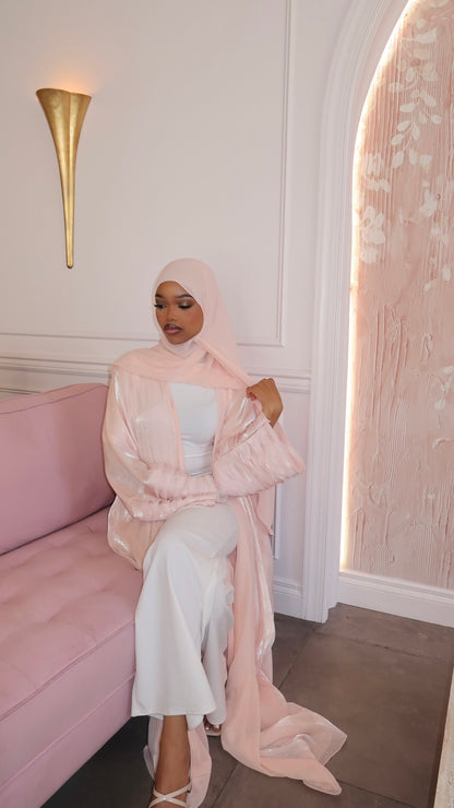 Blush pink - satin shimmer