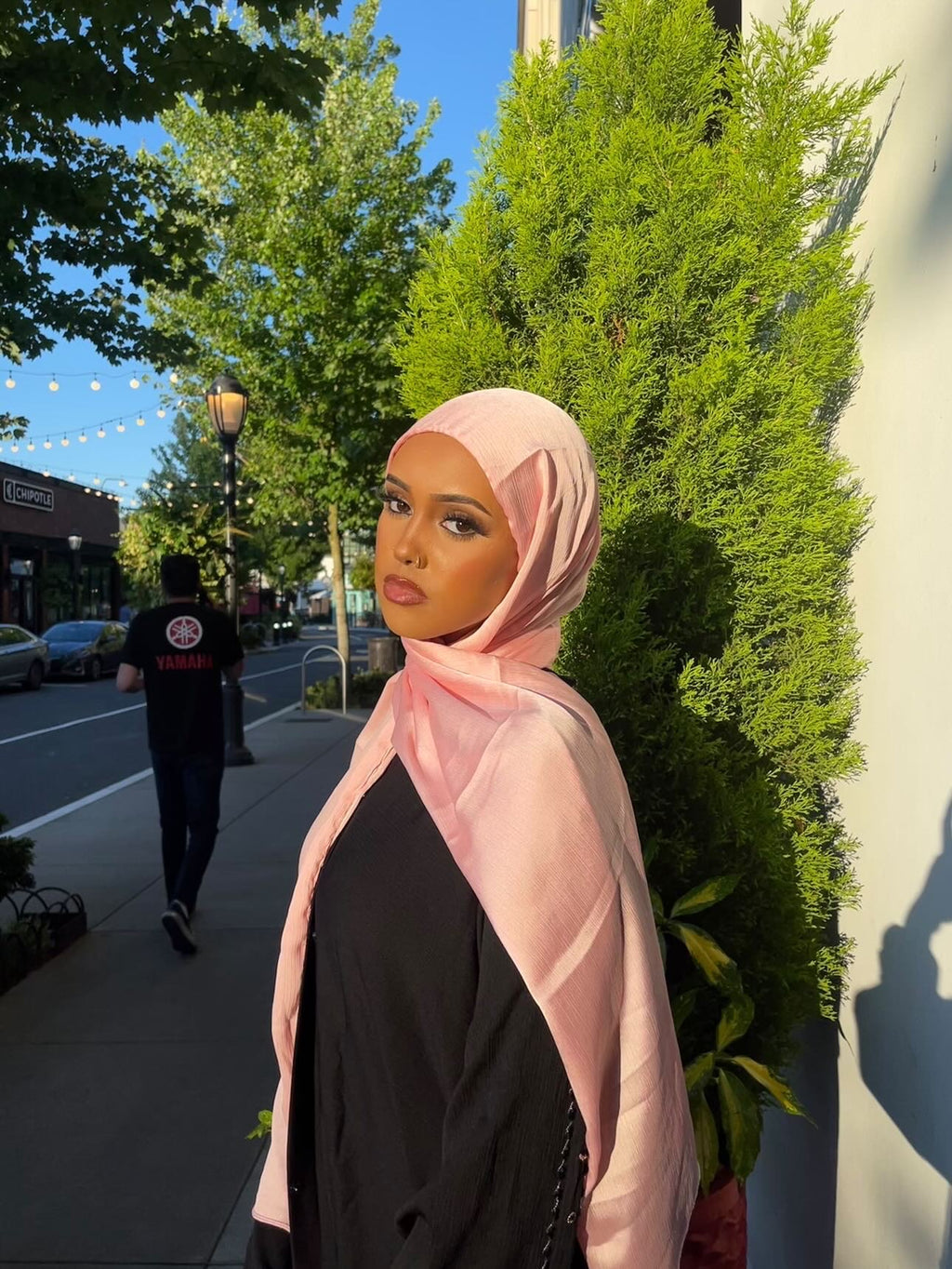 Baby Pink - Instant Satin Crepe Hijab